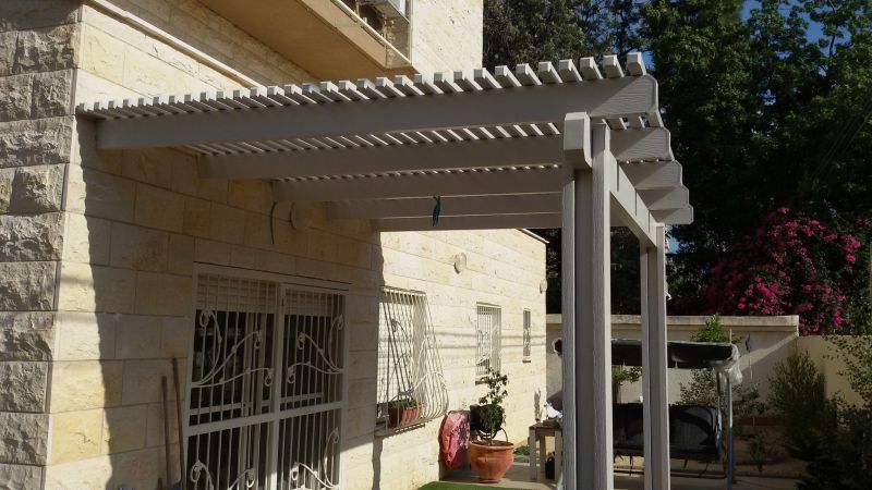 Courtyard Pergola Installation