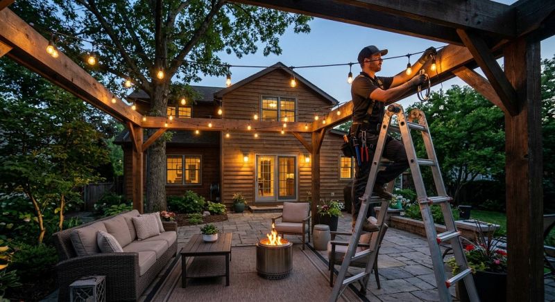 Courtyard Pergola Installation Service